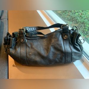 Vintage Gerard Darel Le 24H Top Handle Bag Soft Leather Y2K Boho Festival